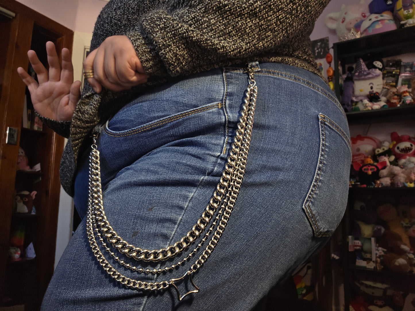 Thick Stack Necklace/Belt Chain