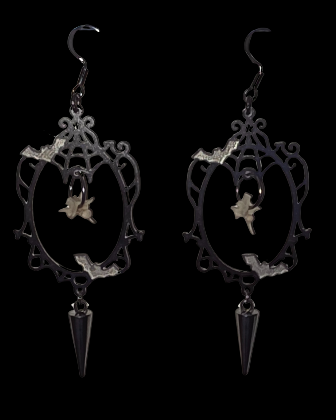 Bone Cameo Earrings