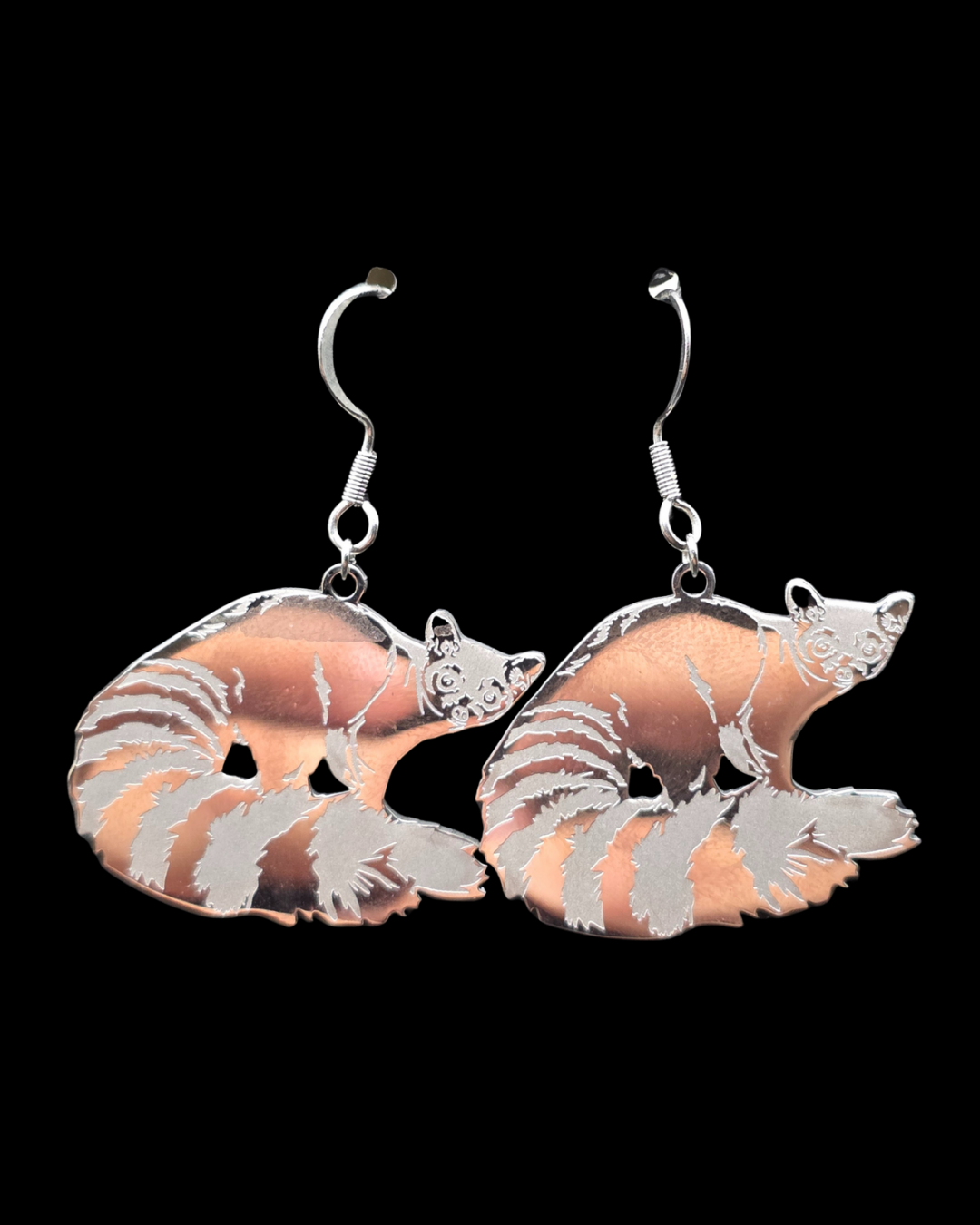 Racoon Earrings