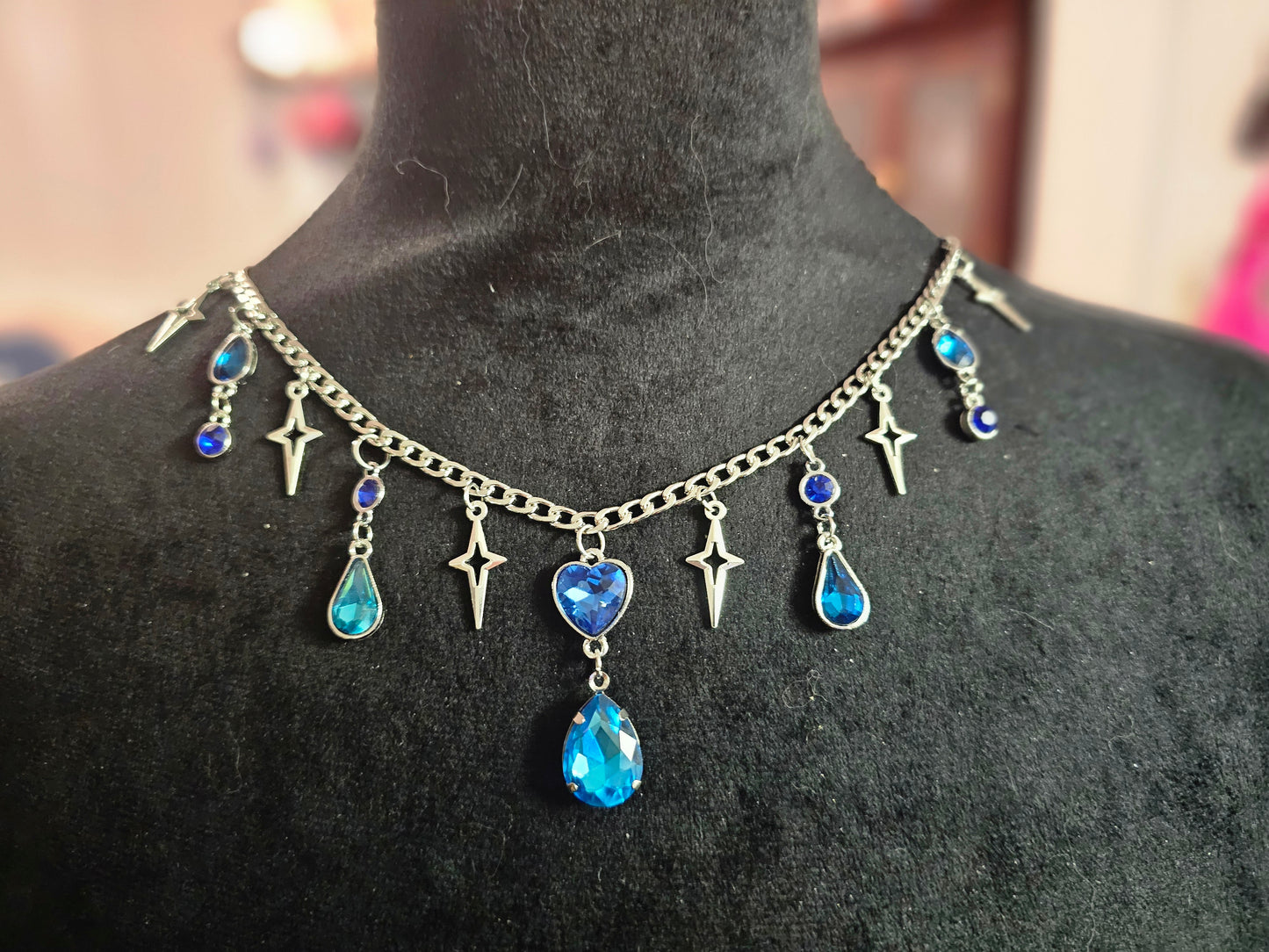 Blue Starlight Necklace