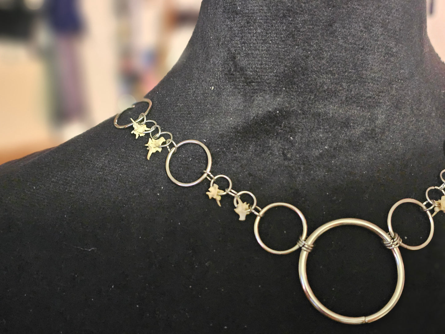 Vertebrae Circle Necklace