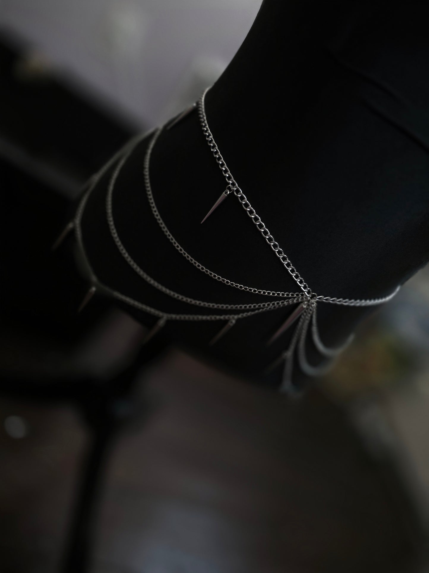 Spikes Reign Waist Chain