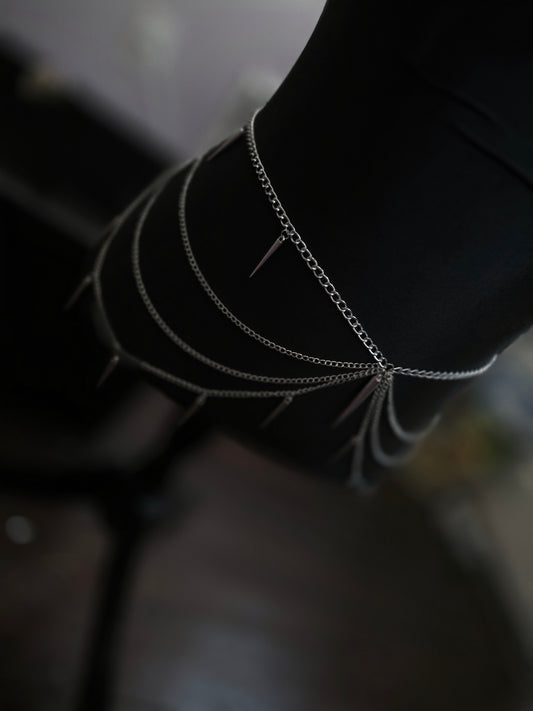 Spikes Reign Waist Chain