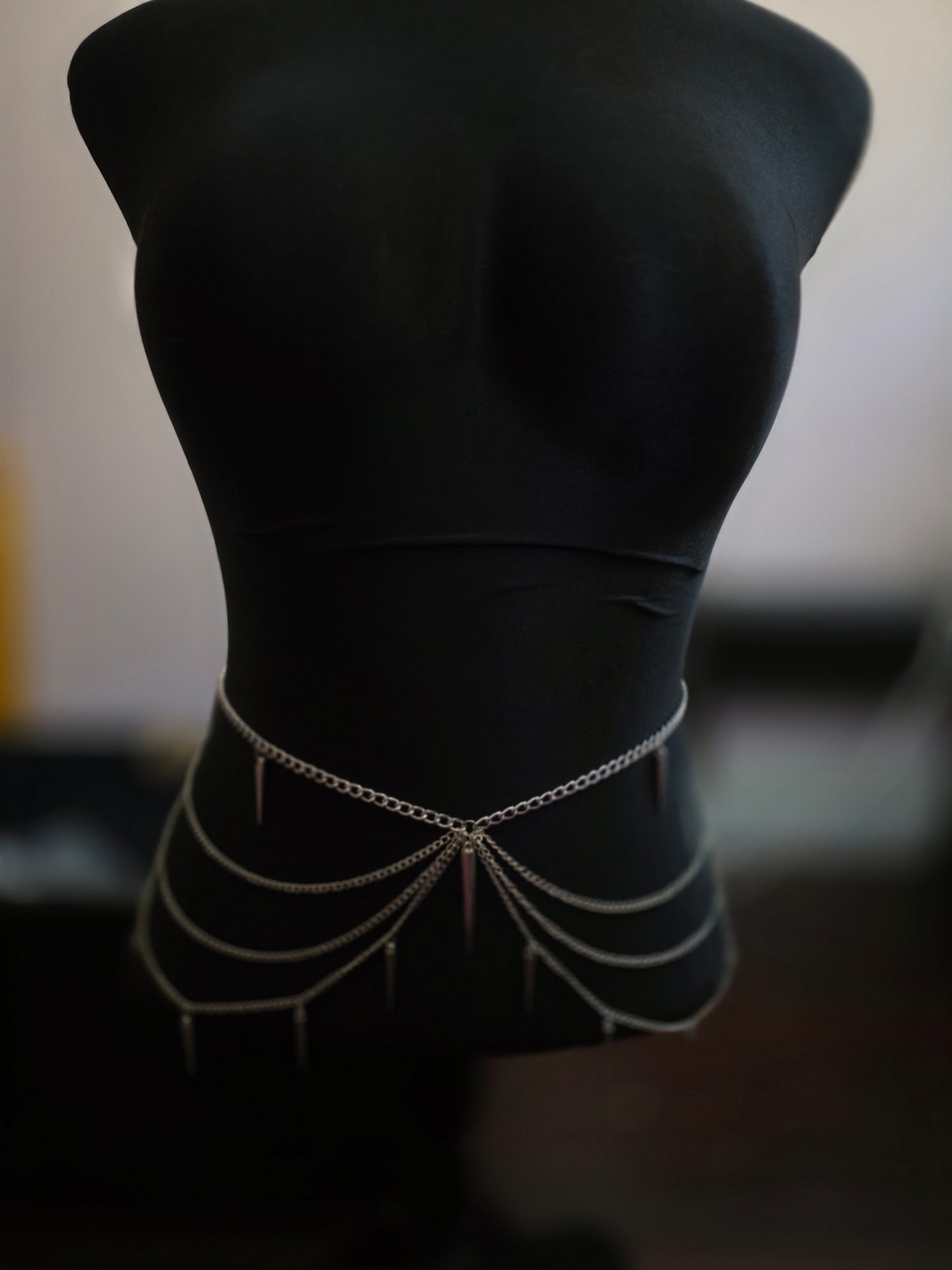 Spikes Reign Waist Chain