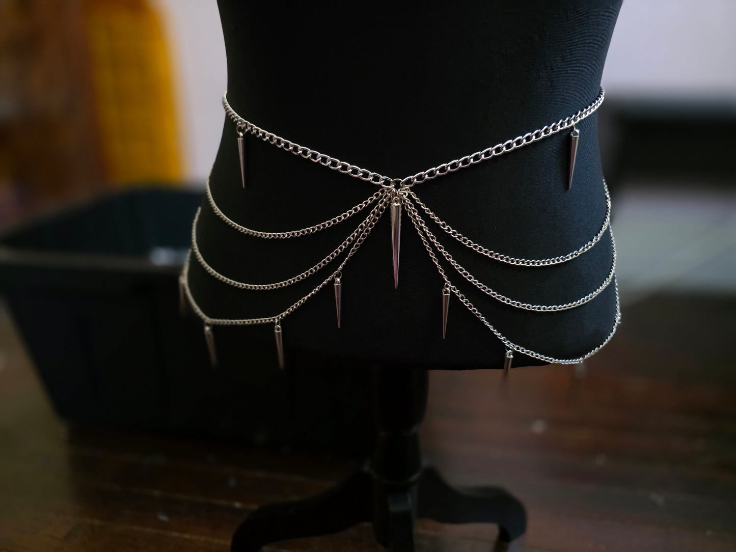Spikes Reign Waist Chain