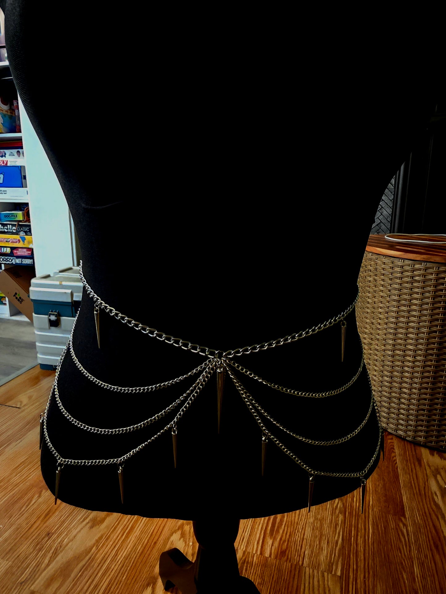 Spikes Reign Waist Chain