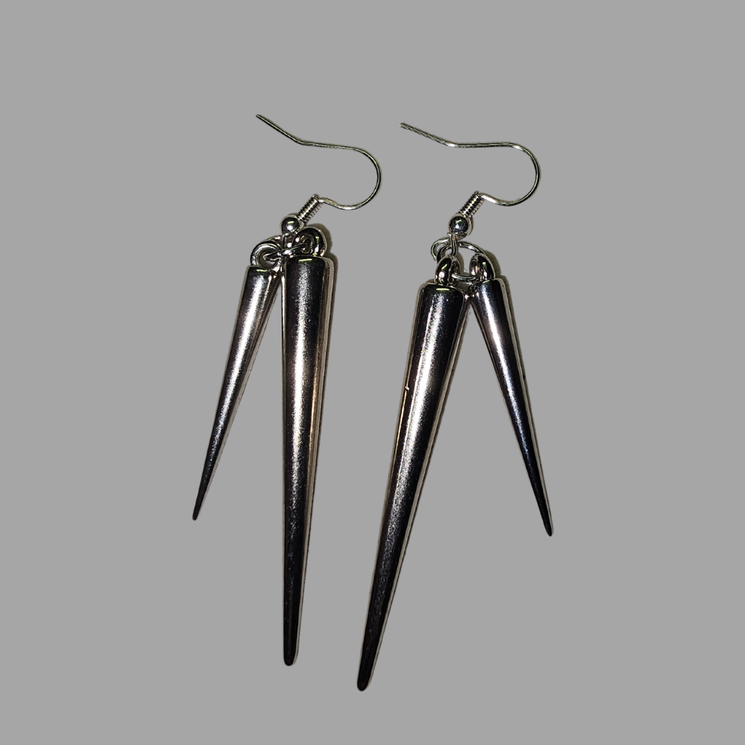 Dual Spike Earrings