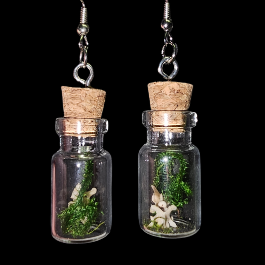 Bone Bottle Earrings