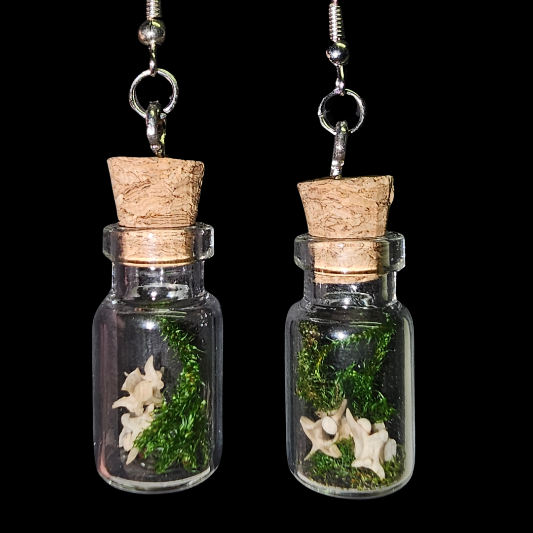 Bone Bottle Earrings