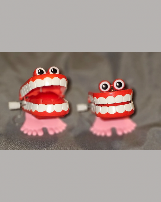 Chattering Teeth Earrings