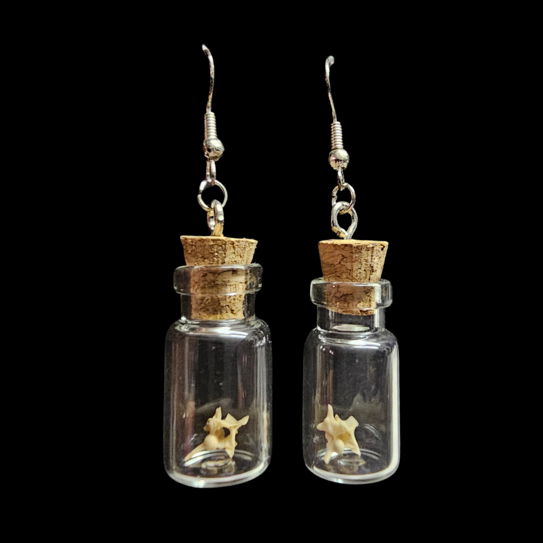 Vertebrae Bottle Earrings