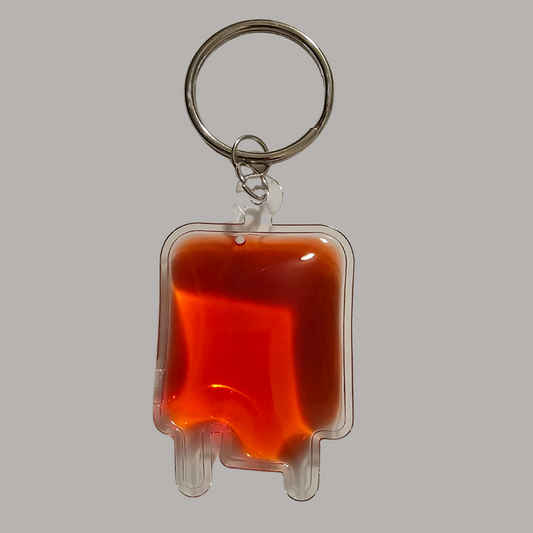 Blood Bag Keychain