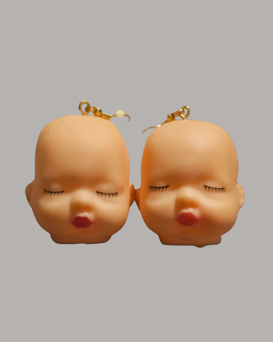 Baby Head Earrings