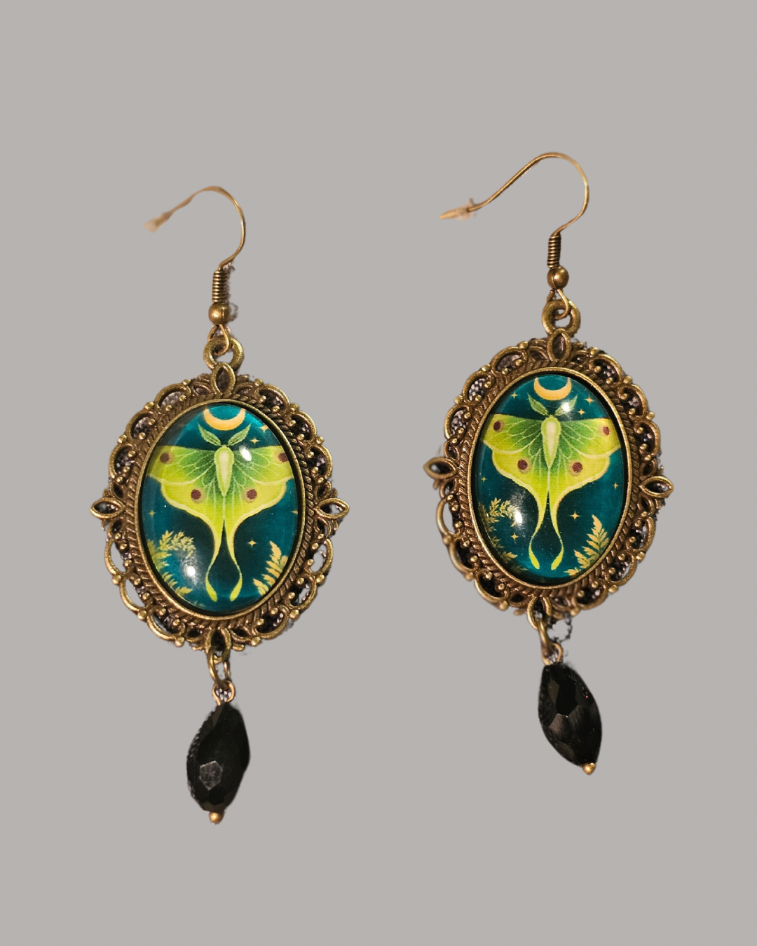 Moth Frame Earrings