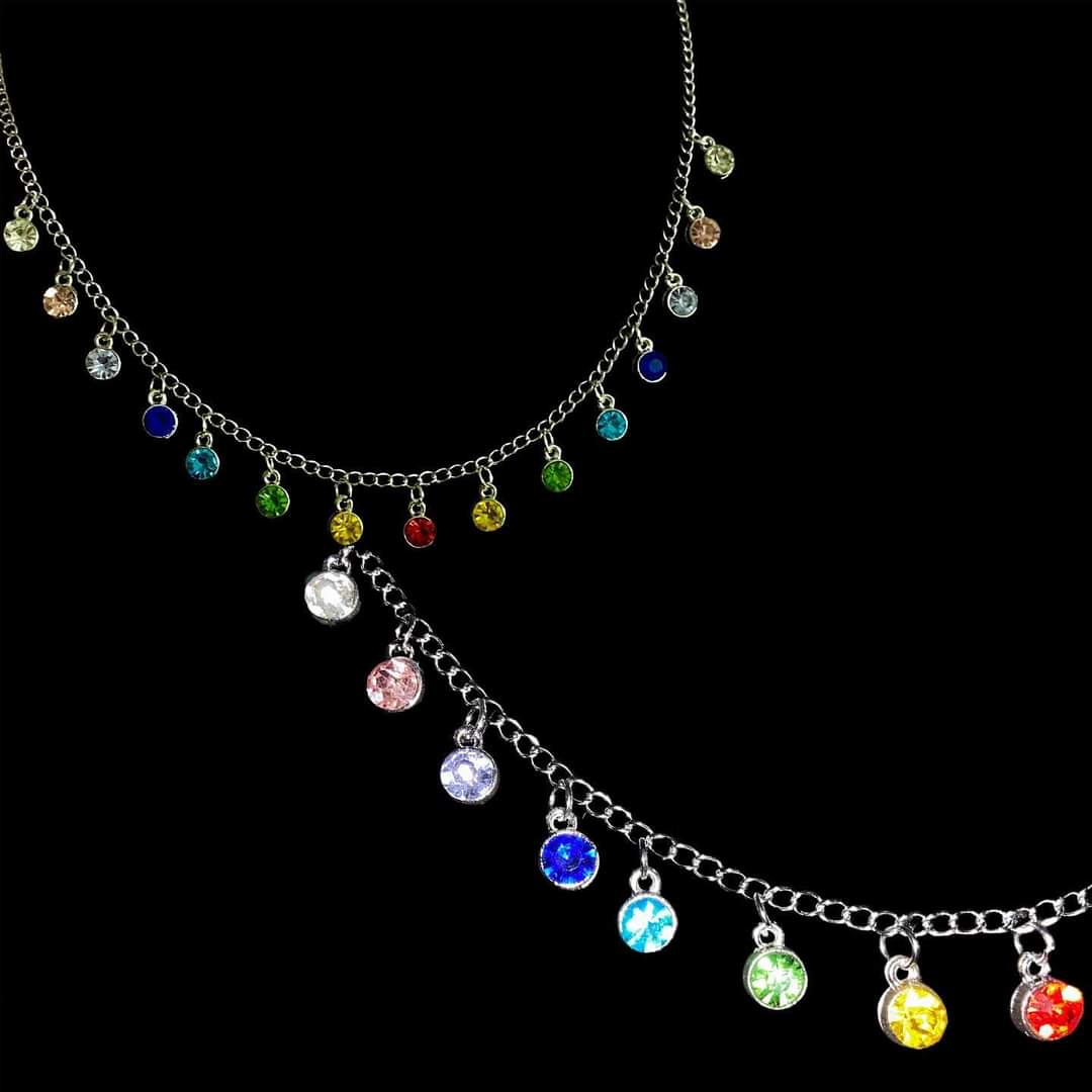 Rainbow Charm Necklace