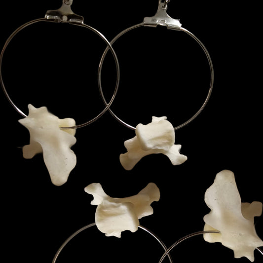 Mink Vertebrae Hoops