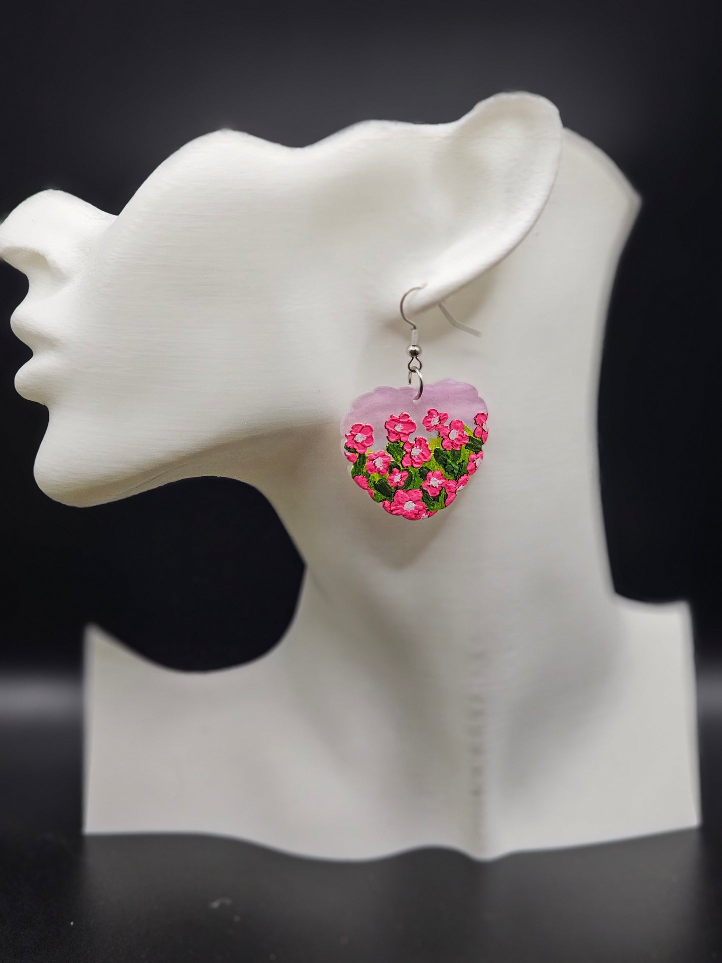 Pink Tulip Field Earrings