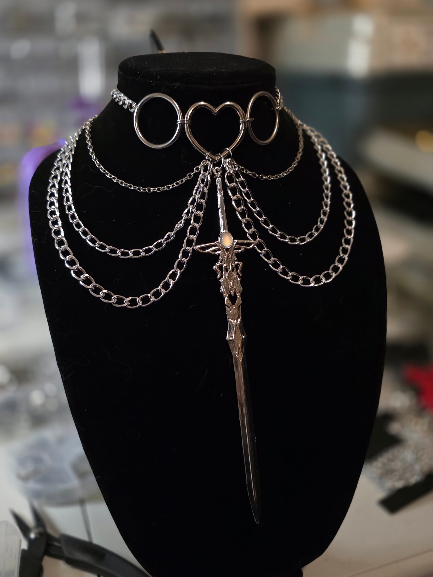 Loves Warrior Necklace