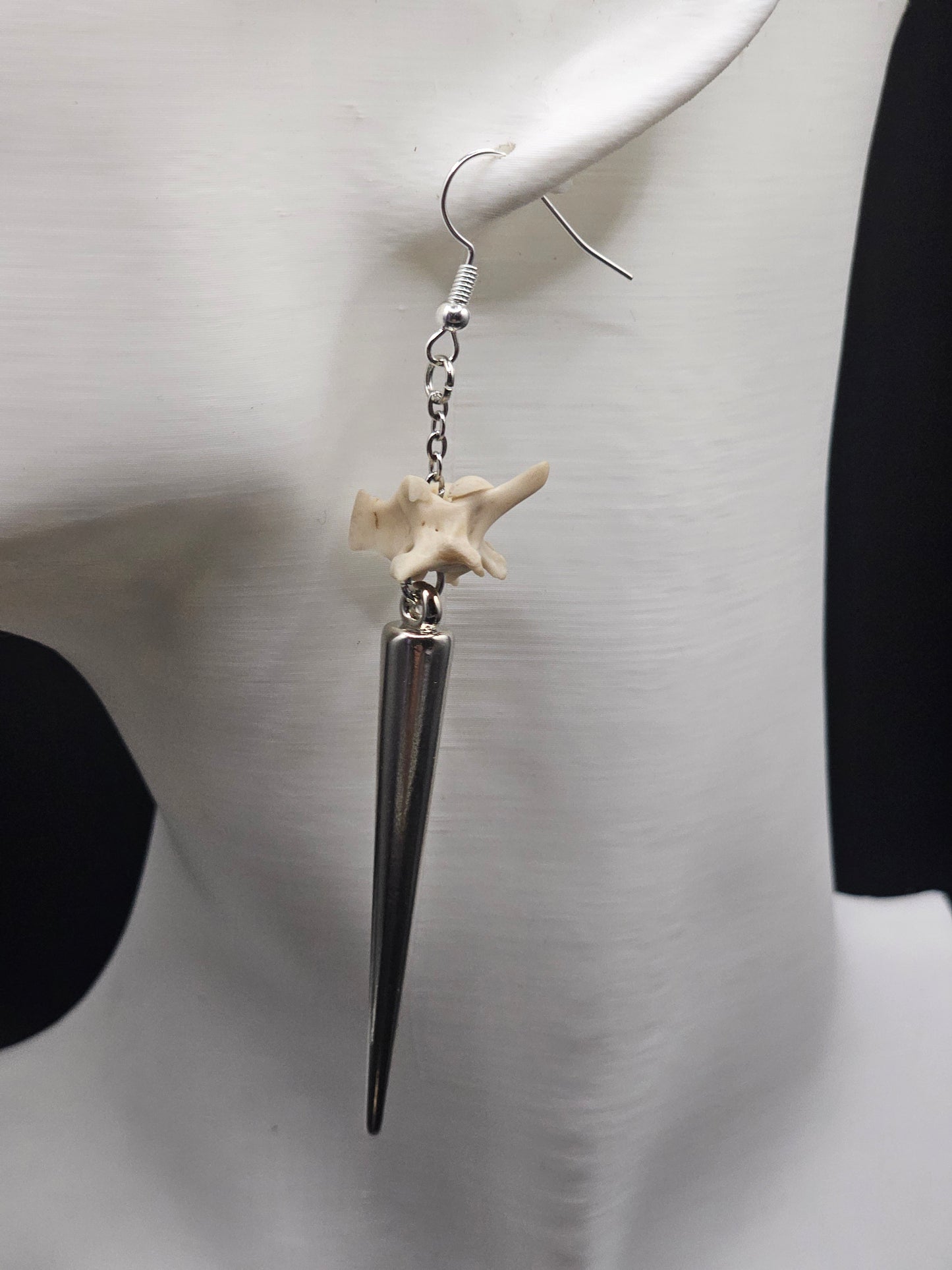 Bone Spike Dangle Earring