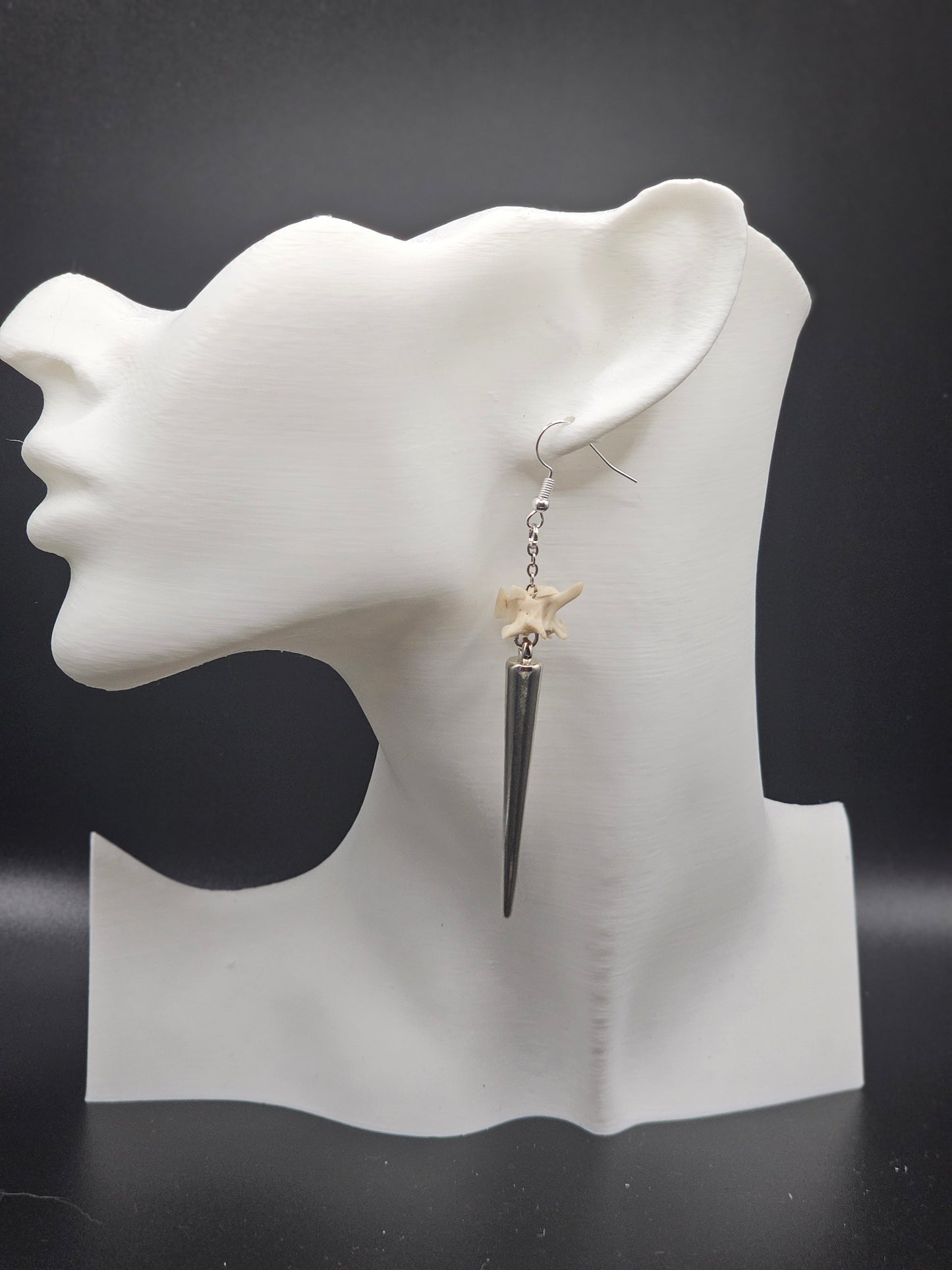 Bone Spike Dangle Earring