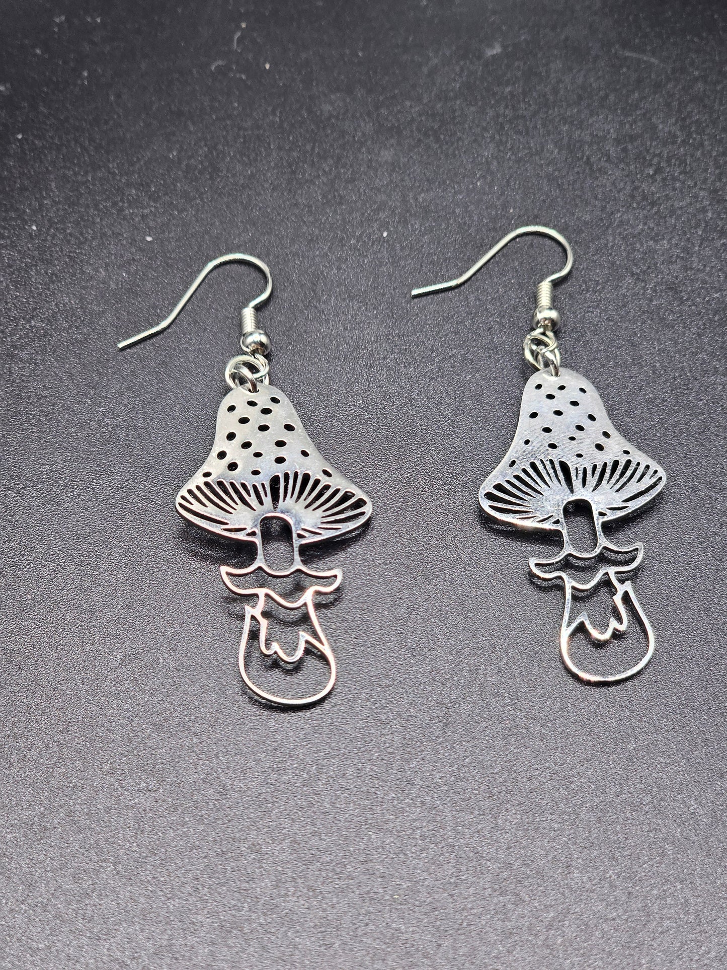 Tall Mushroom Earrings