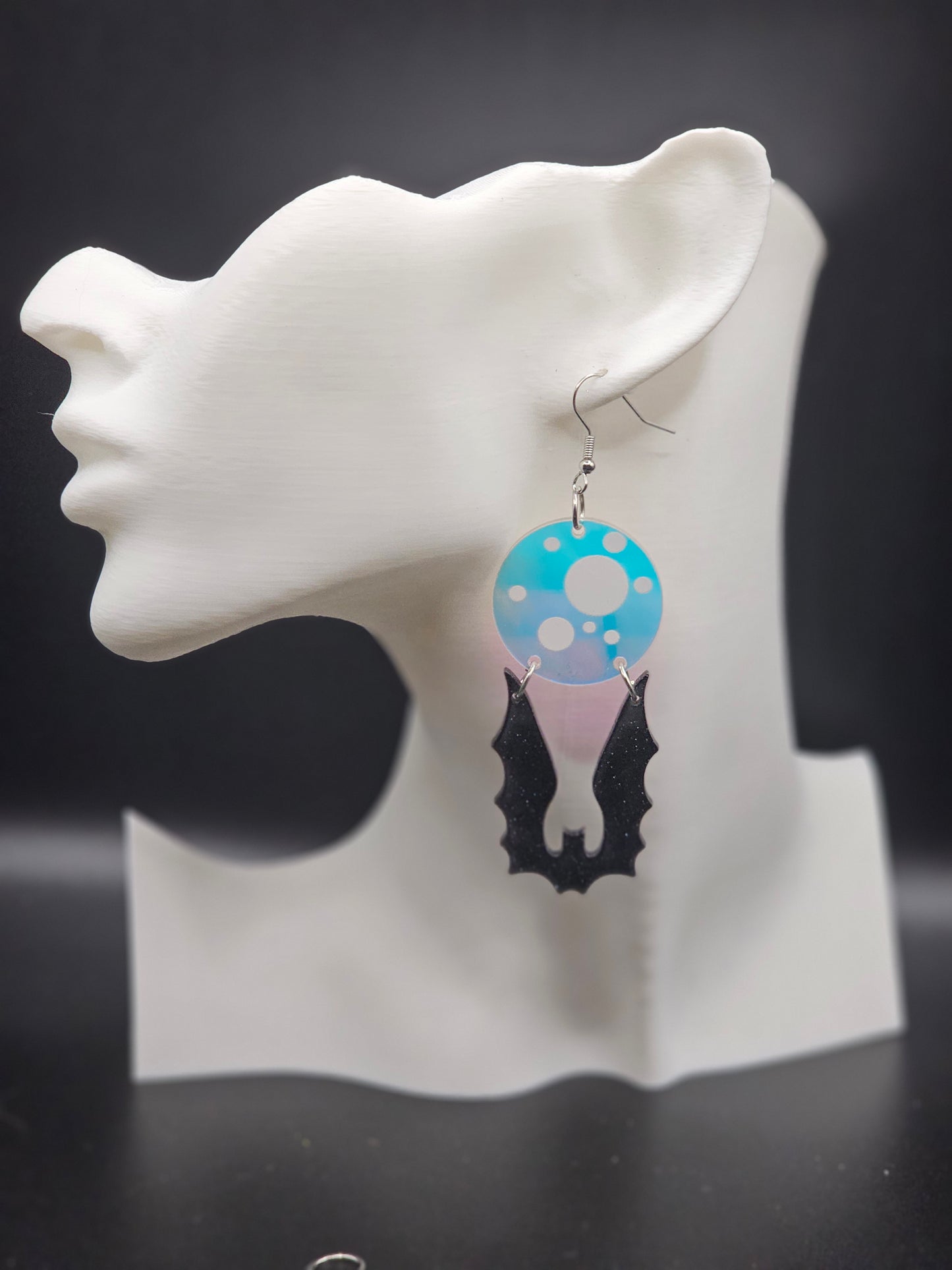 Bat Moon Earrings