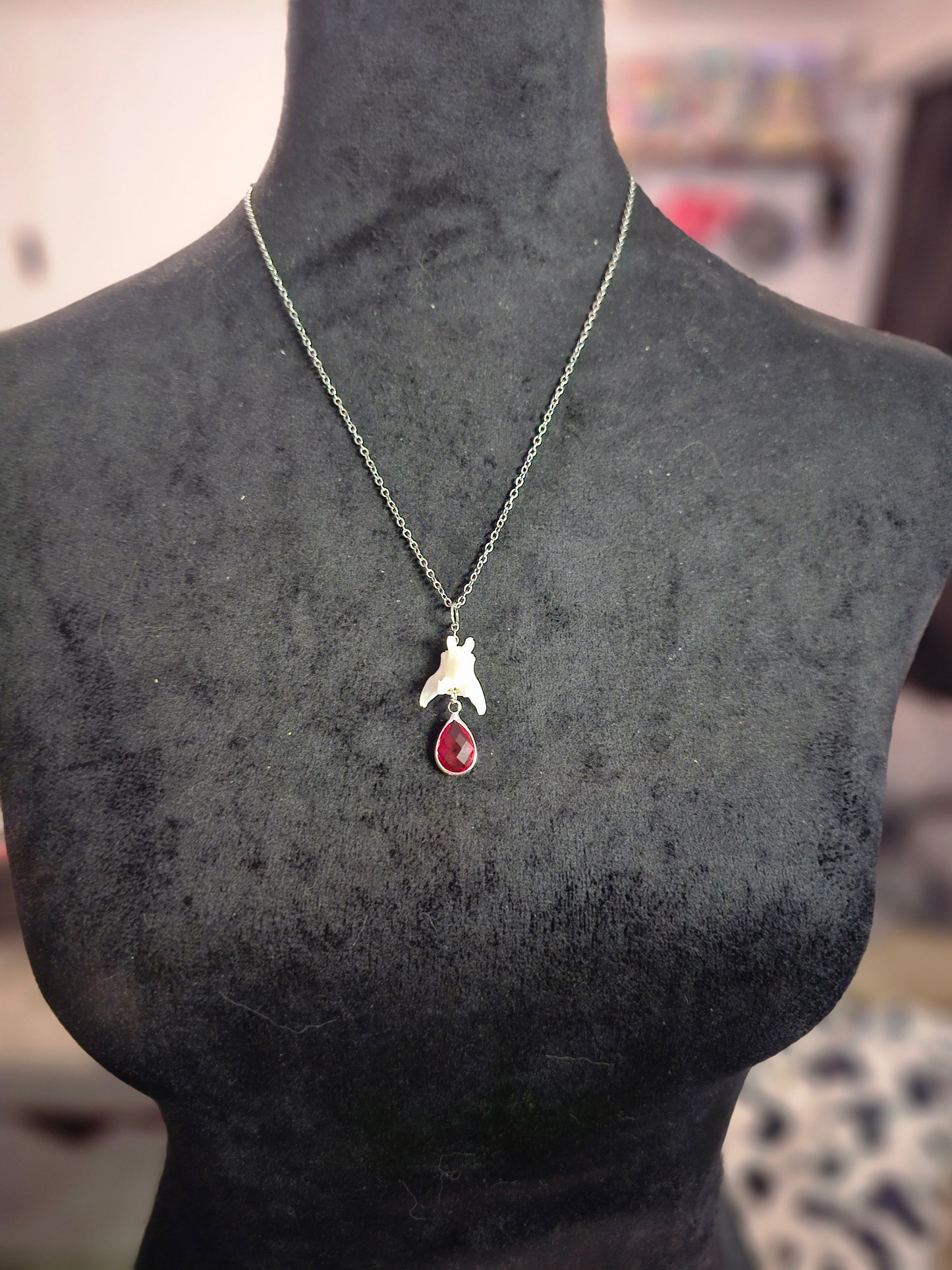 Mink Garnet Necklace