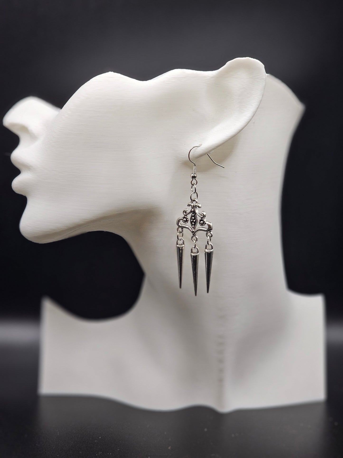 Gothic Spike Earrings