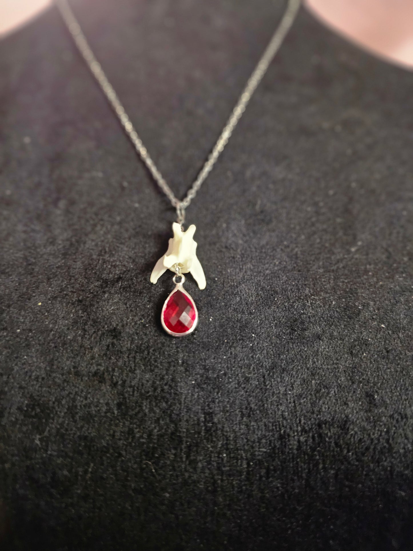 Mink Garnet Necklace