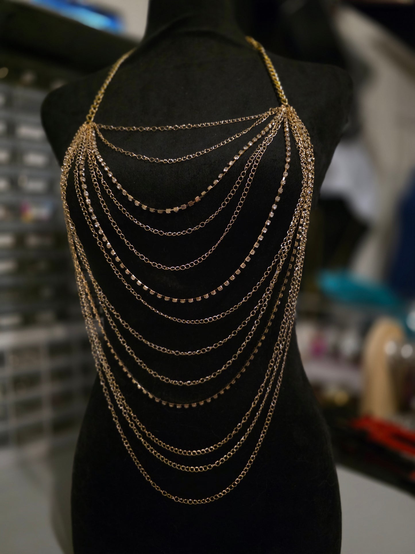 Golden Goddess Body Chain