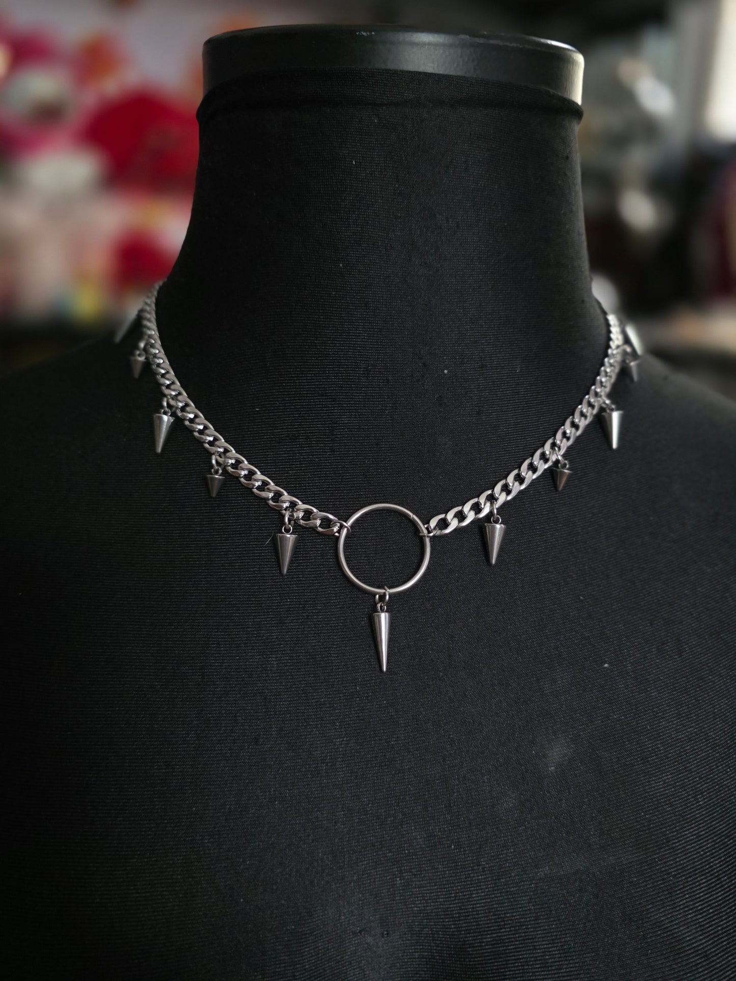 Small Spike Necklace