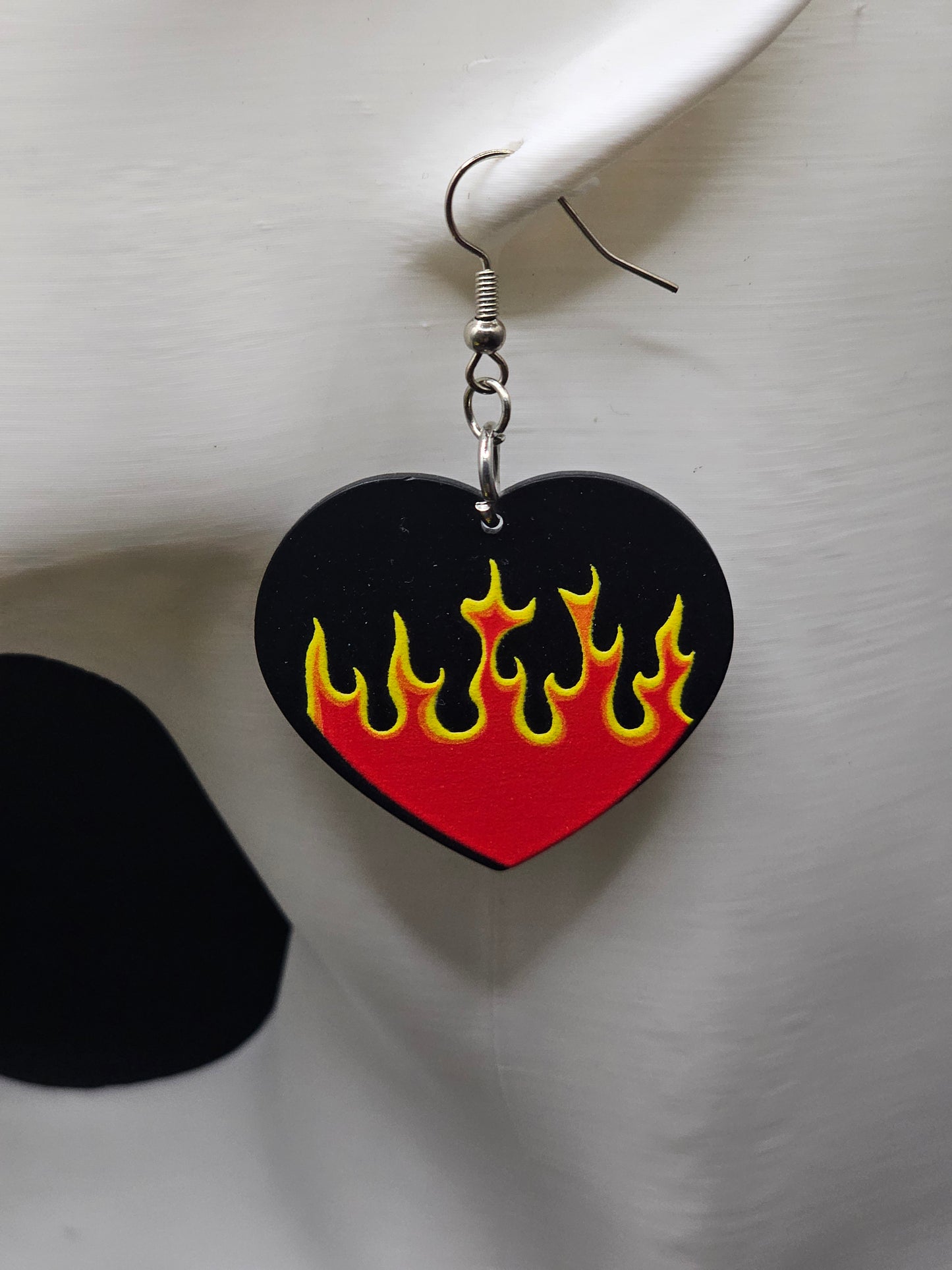 Acrylic Flame Heart