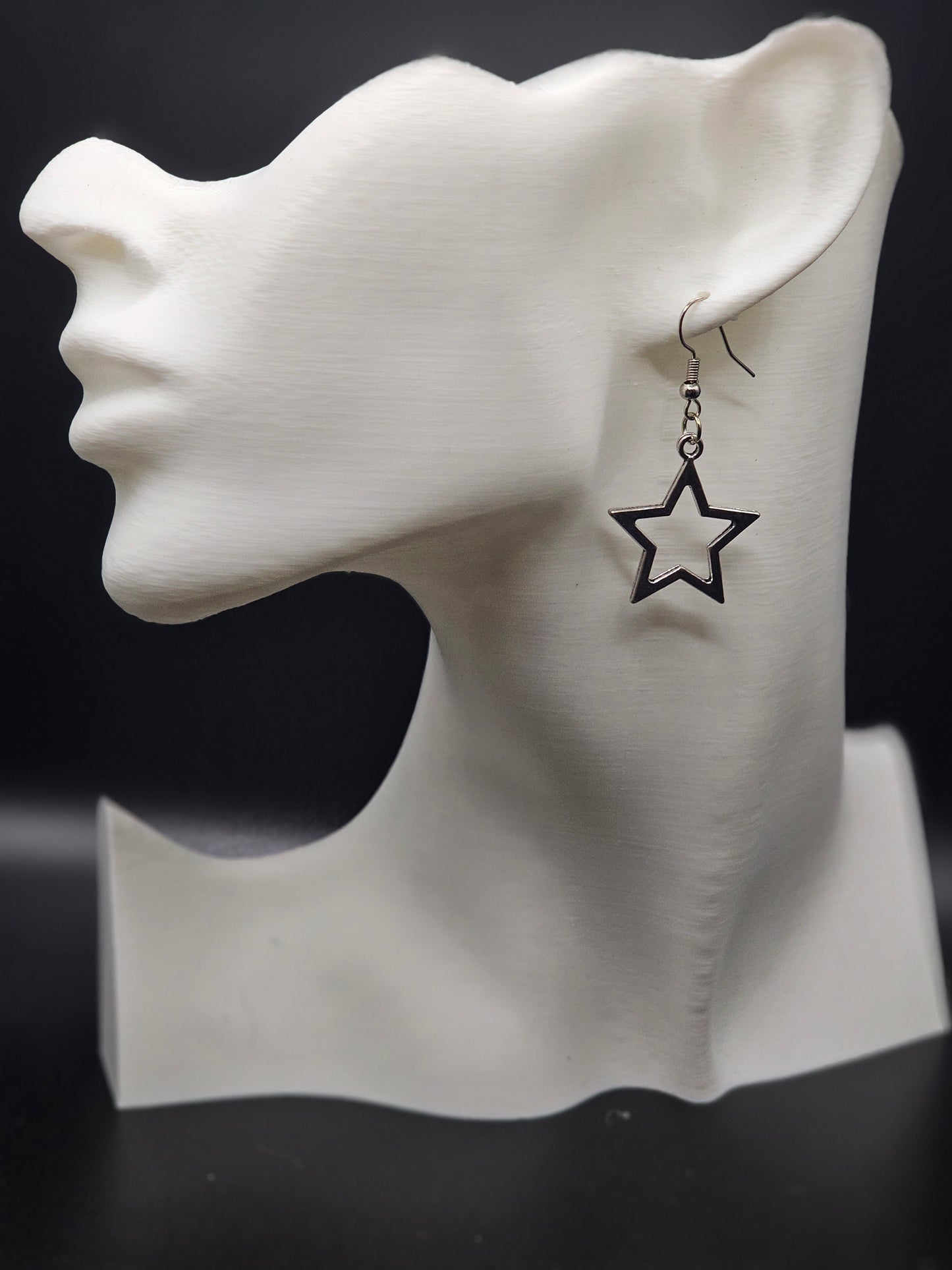 Hollow Star Earrings