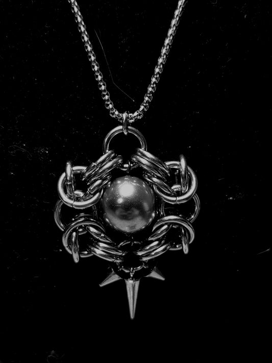 Gray Steel Pendant