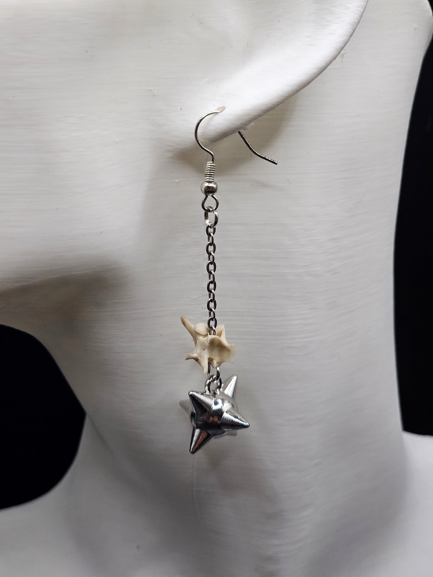 Bone Flail Earrings