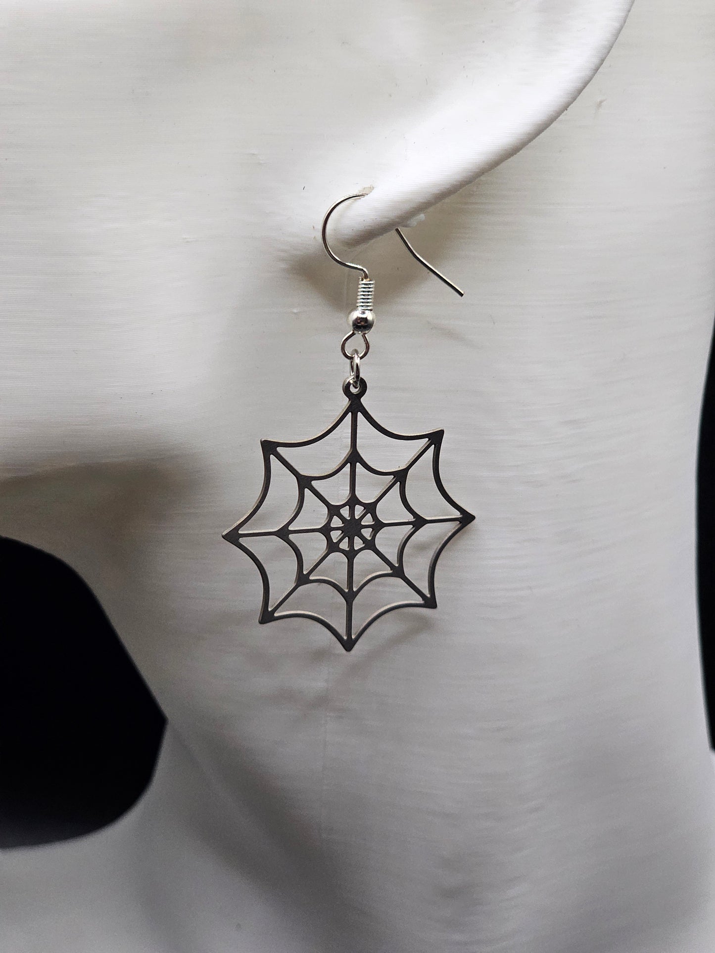 Spider Web Earrings