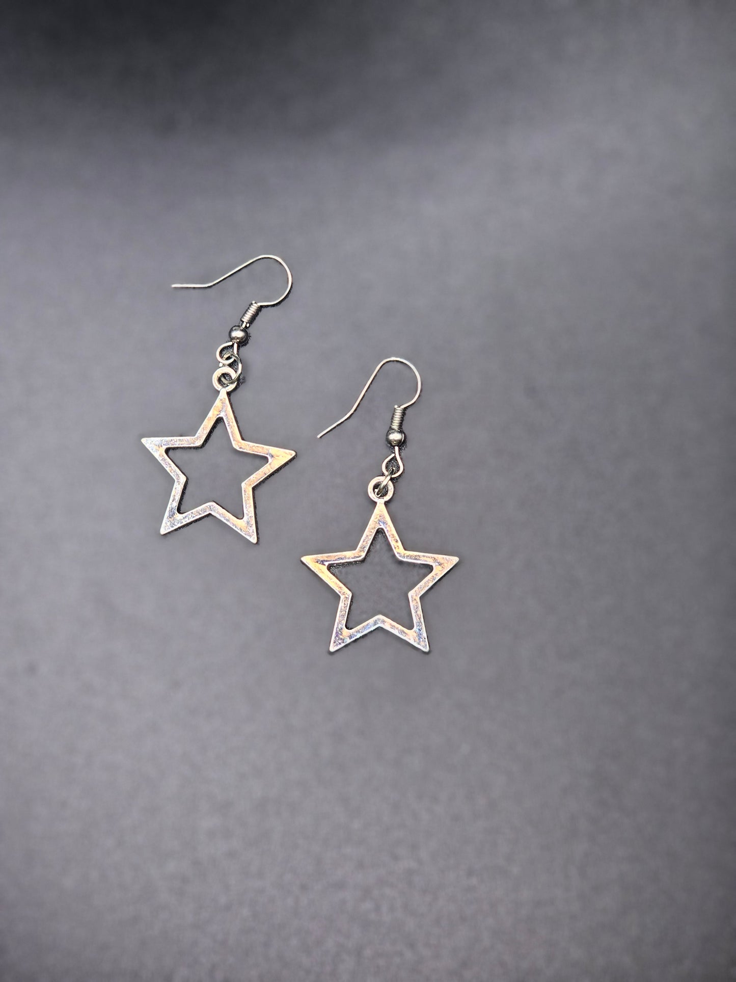 Hollow Star Earrings