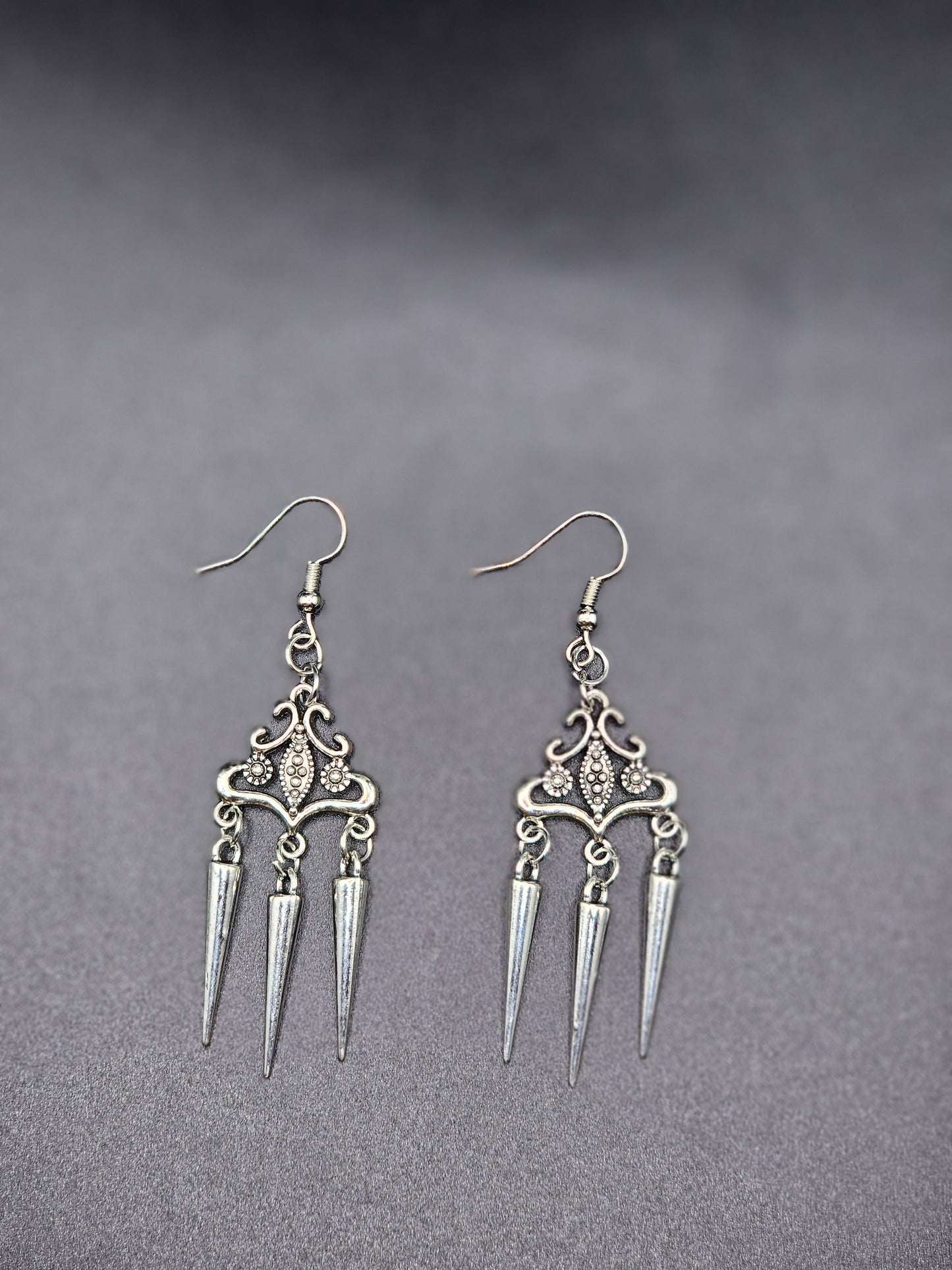 Gothic Spike Earrings