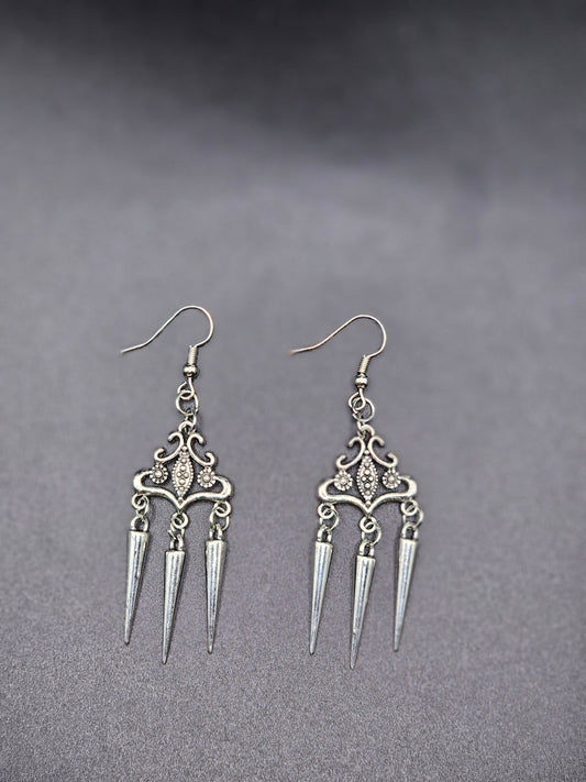 Gothic Spike Earrings