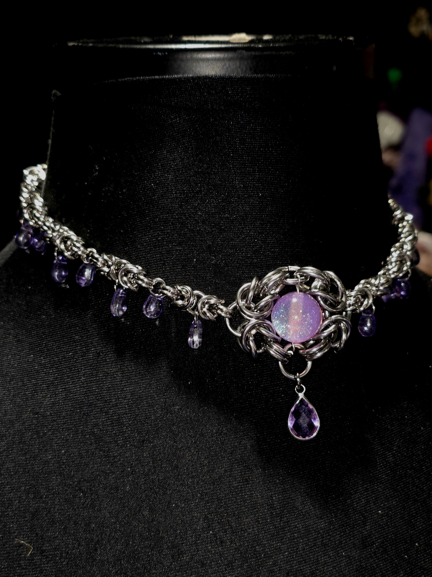 Twinkling Lavender Necklace