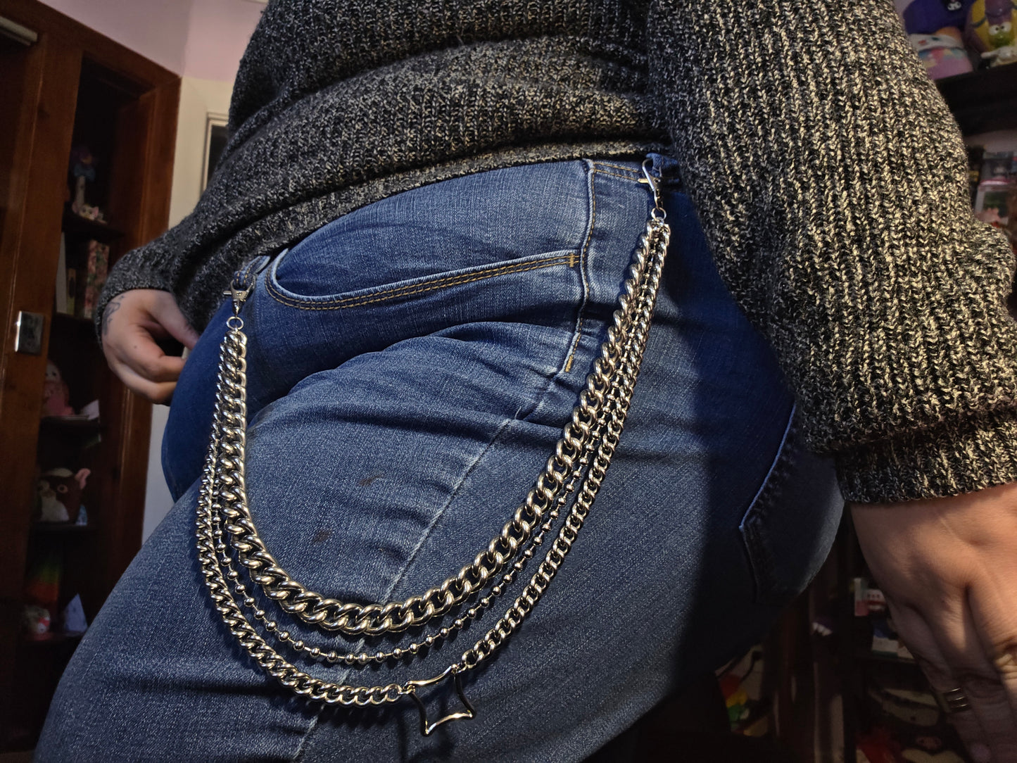 Thick Stack Necklace/Belt Chain