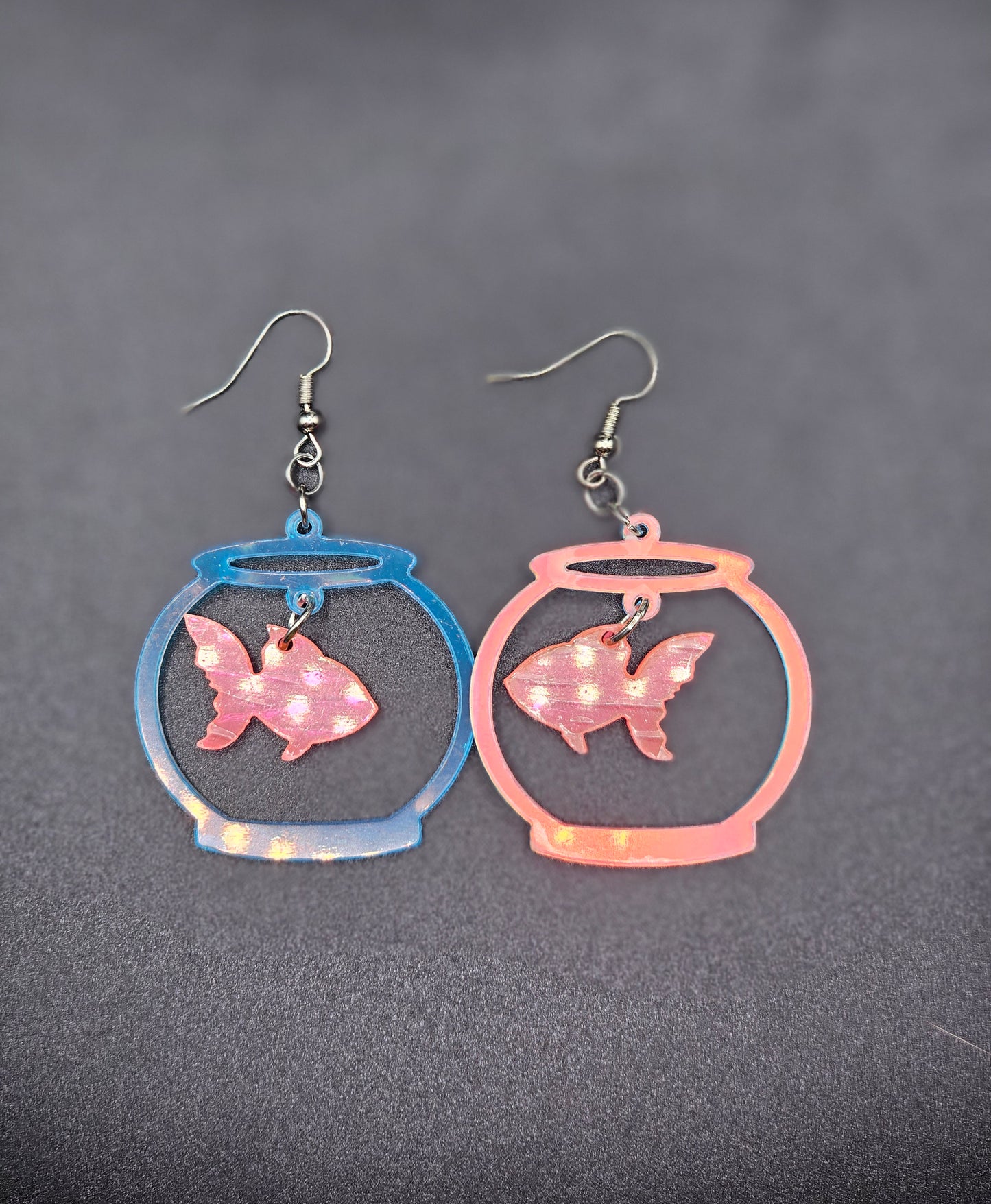 Pink Fishbowl Earrings