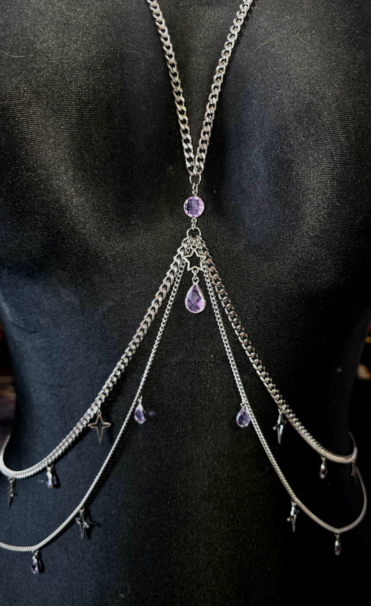 Lavender Starlight Body Chain