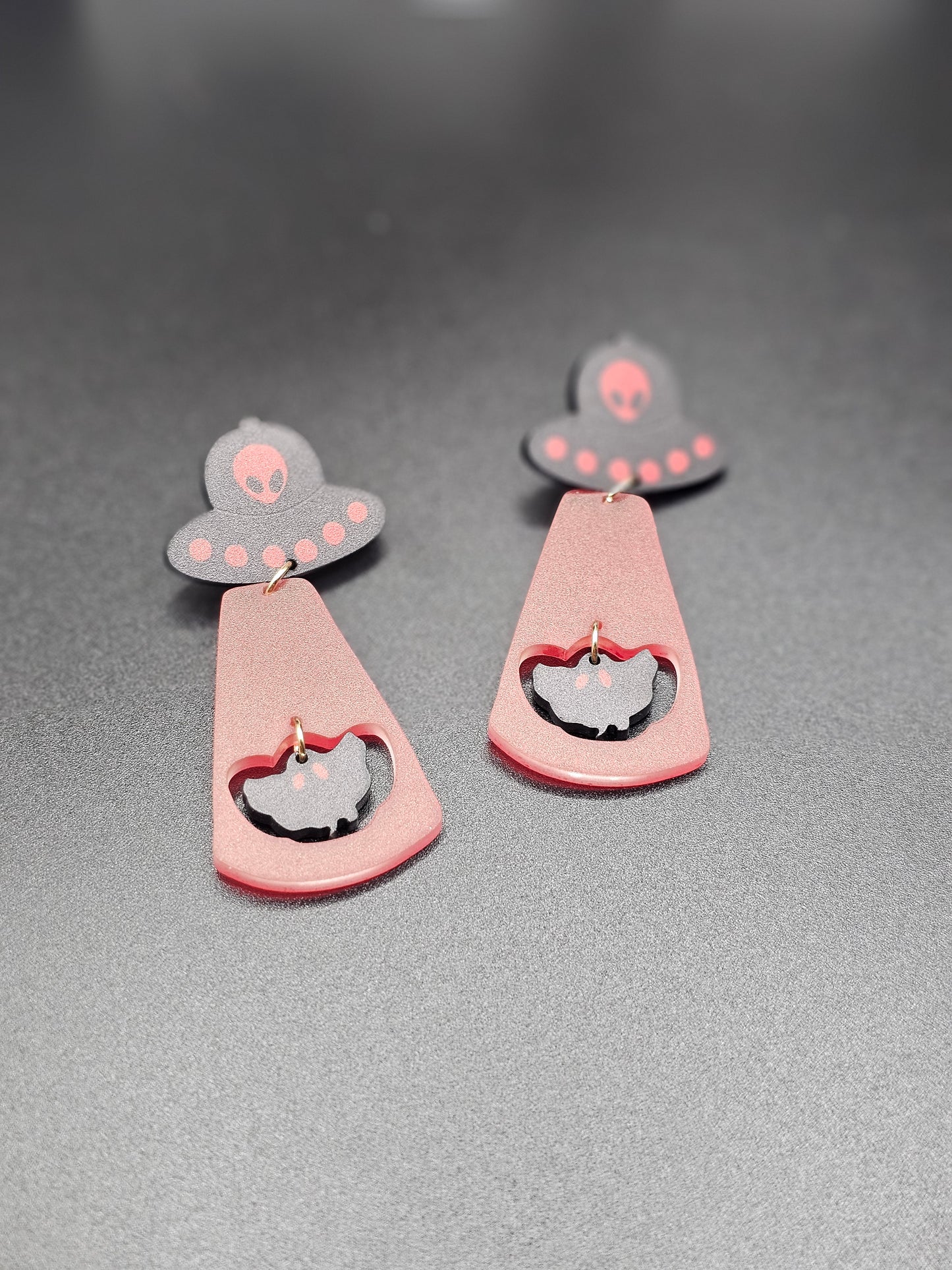 UFO Bat Earrings