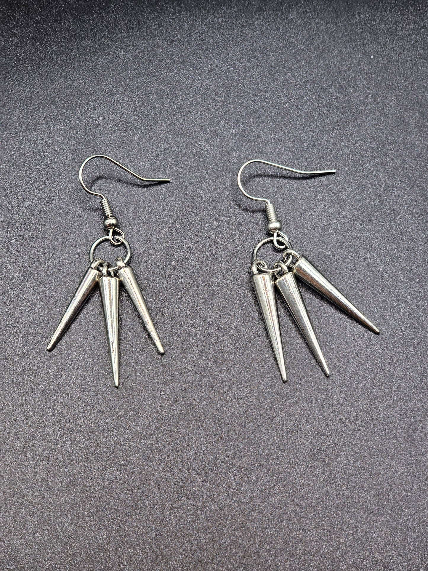 Tri Spike Earring III