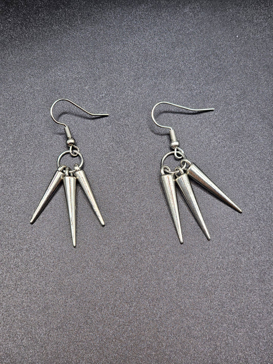 Tri Spike Earring III