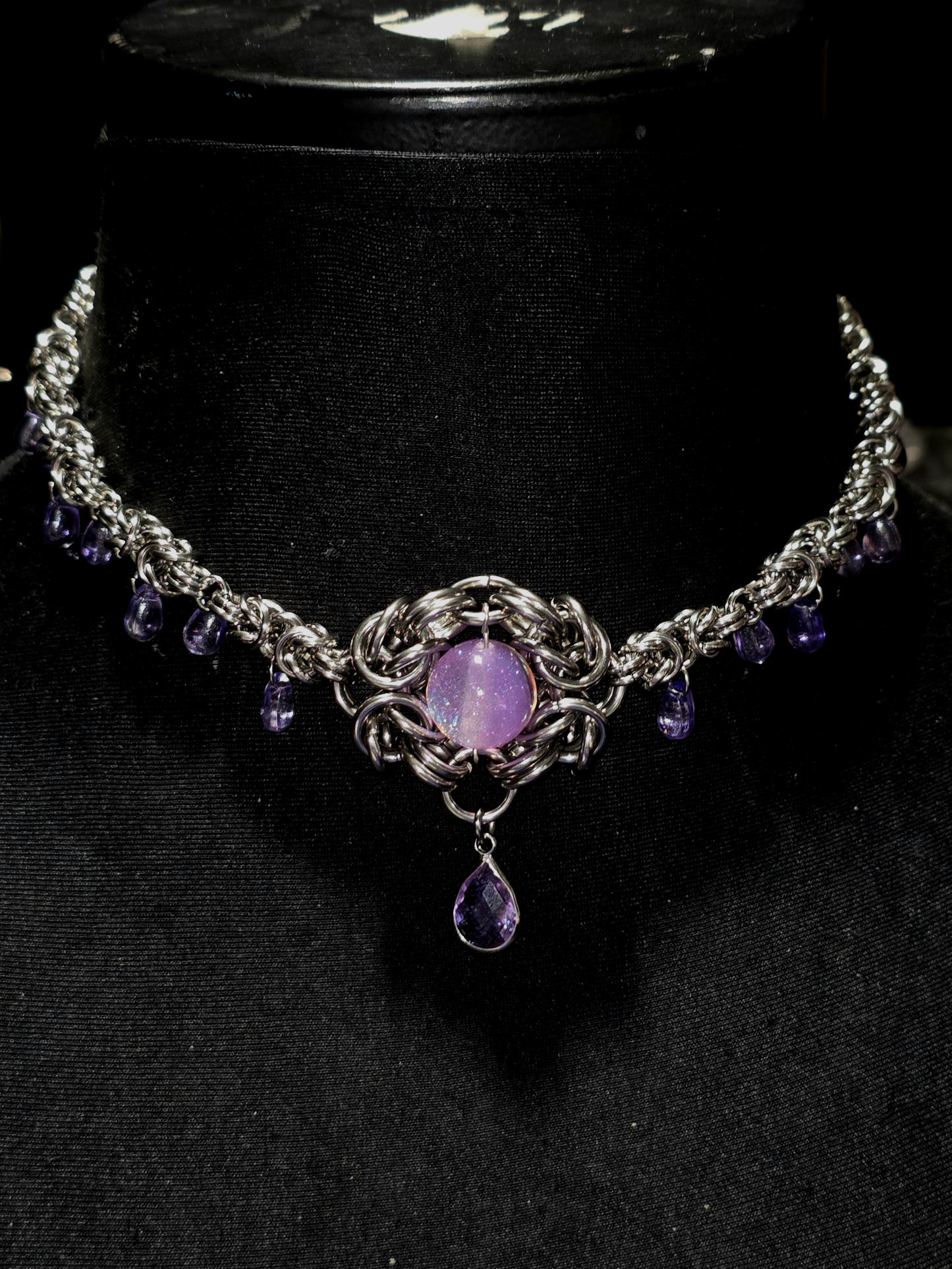 Twinkling Lavender Necklace