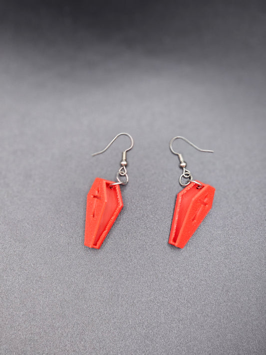 Coffin Earrings