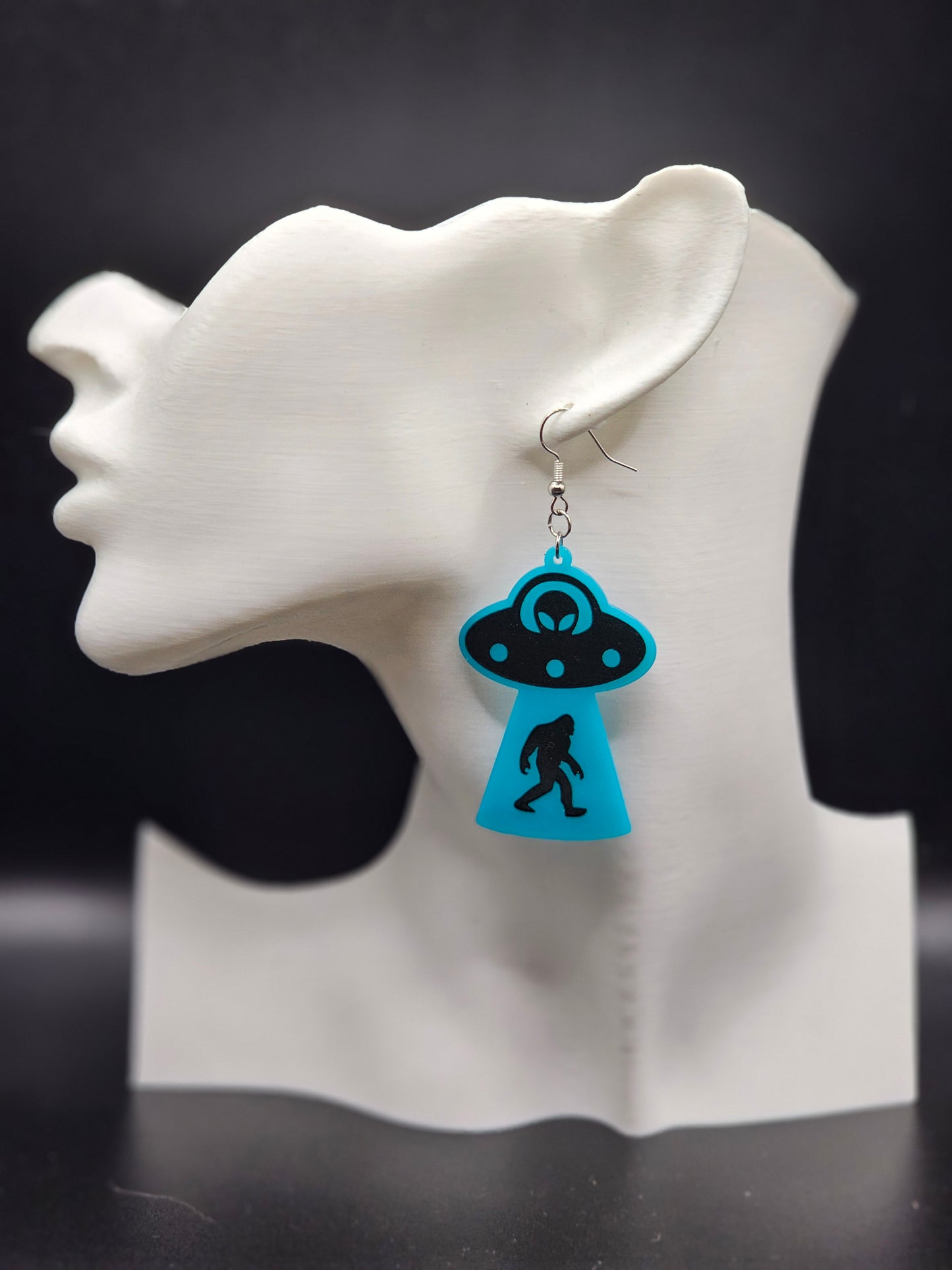 UFO Bigfoot Earrings