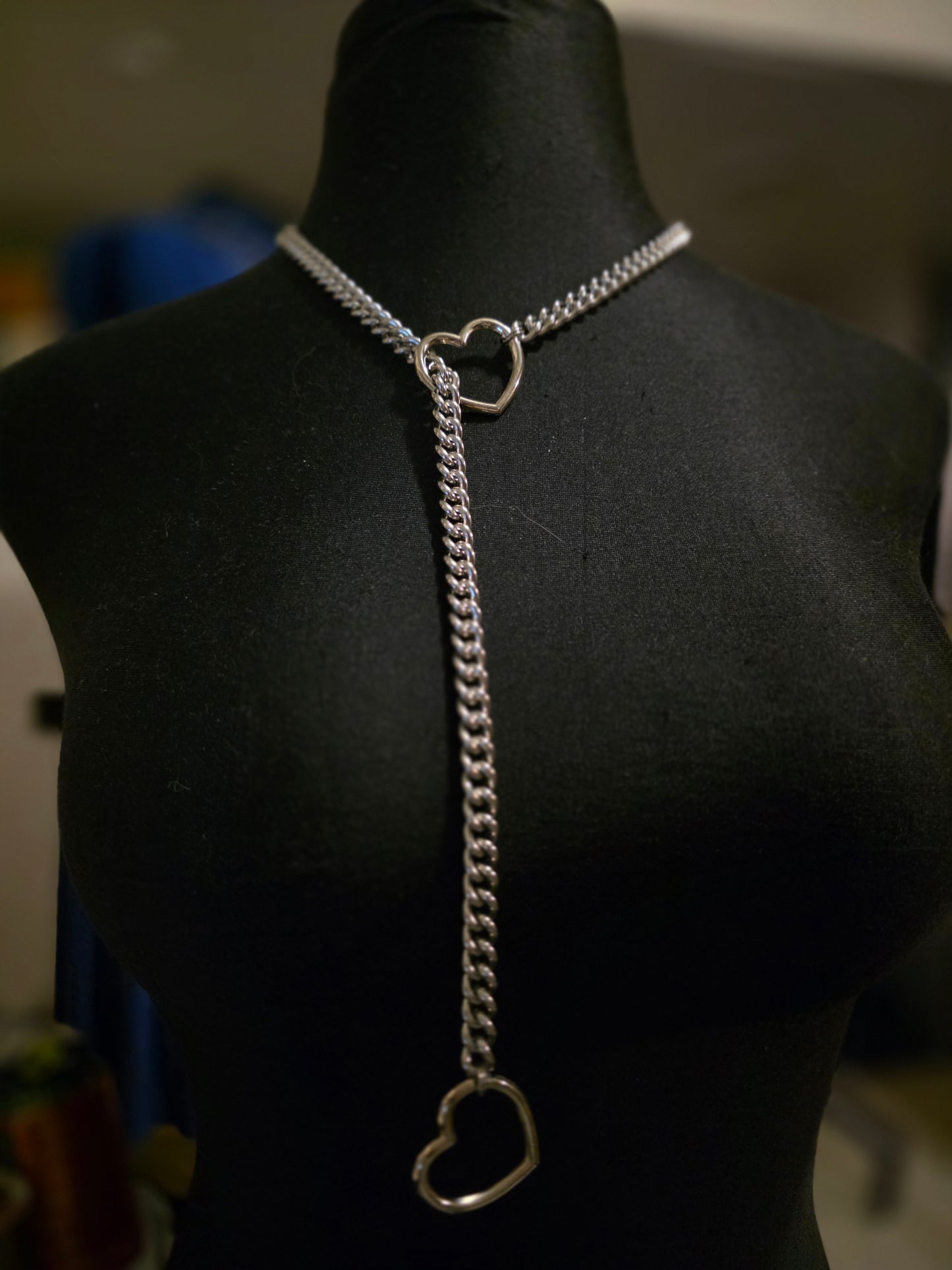 Slip chain Star Heart O Ring